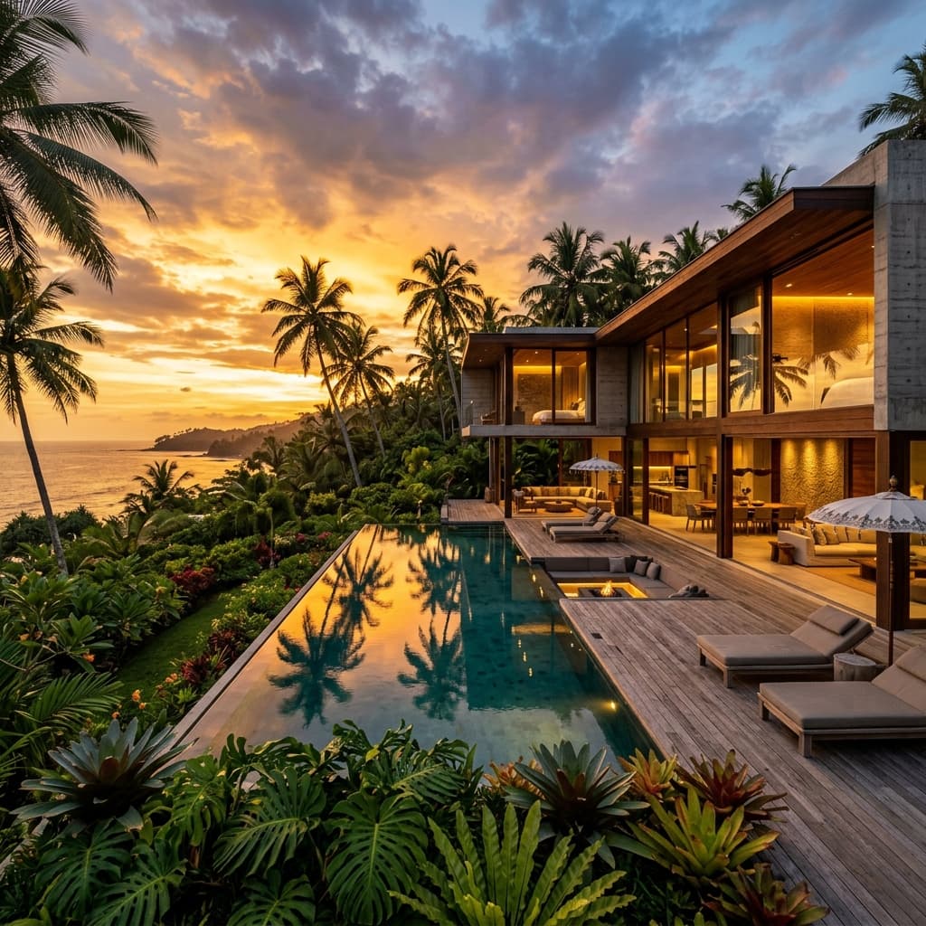 Jayz Citadel Villa Dusk Mockup